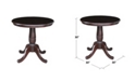 International Concepts 30" Round Top Pedestal Table- 28.9"H